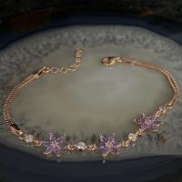Gümüş Amatis Taşlı Model Trend Rosegold Bayan bileklik