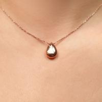 Gümüş Mevlana Semazen Figürlü Trend Rosegold Bayan Kolye Takı
