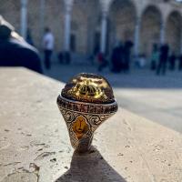 Gümüş Tasarım Ayasofya Camisi Figürlü Erkek Yüzük Takı