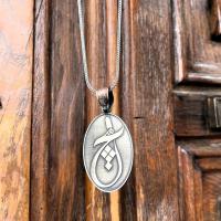 Gümüş Tasarım Hiç semazen sikke mevlana Erkek Kolye takı