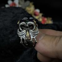 Gümüş Özel Tasarım Mistik Topaz Taşlı Kuğu Model Bayan Yüzük Takı