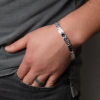 Gümüş Rolex bayrak ay yıldız model trend Erkek Bileklik takı