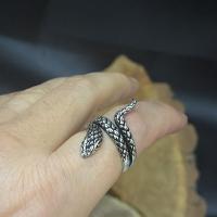 Gümüş Tasarım Sade Yılan Figürlü Model Erkek Yüzük Takı
