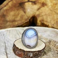 Gümüş Tasarım Yemen Akik Taşlı Oval Model Erkek Yüzük Takı