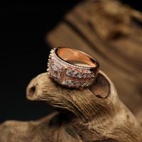 Gümüş baget zirkon taşlı model rose gold trend bayan yüzük takı