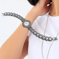  925 ayar gümüş El yapımı Tasarım margazit taşlı kalp Model trend aksesuar Bayan kol saat