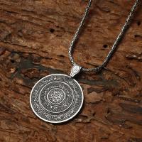 Gümüş Tasarım Ayetel Kürsi Yazılı Hilal Erkek Gümüş Madalyon Kolye Takı